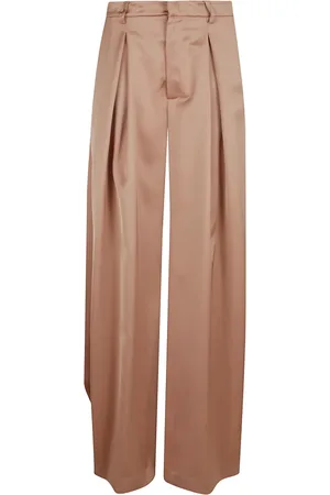 Andamane Wide Trousers, female, , Size: S Pink & Purple Elegant Trousers