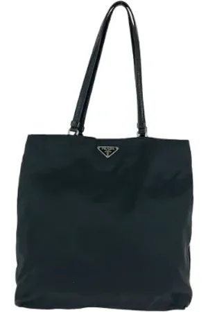 Prada Pre-owned Tote Bags, female, , Size: ONE SIZE Pre-owned Canvas prada-bags