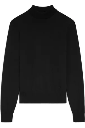 Céline Round-neck Knitwear, male, , Size: L Wool Blend Crew Neck Sweater