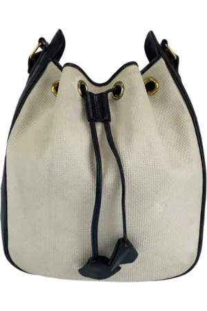 Saint Laurent Pre-owned Bucket Bags, female, , Size: ONE SIZE Pre-owned Canvas shoulder-bags