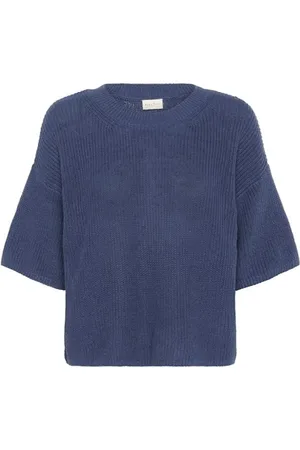 Part Two Round-neck Knitwear, female, , Size: S Ocean Linen Cotton Relaxed Fit Sweatshirt