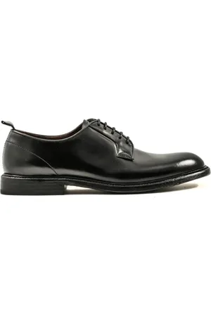 Green george Business Shoes, male, , Size: 11 US Derby Flat Shoes