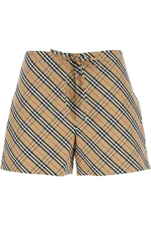 Burberry Short Shorts, female, , Size: 2XS Check Shorts in