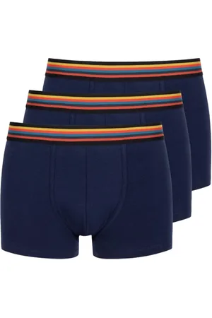 Paul Smith Bottoms, male, , Size: 2XL 3-Pack Boxer Shorts with Logo Waistband