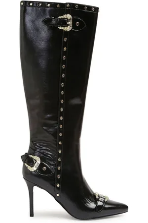 VERSACE Heeled Boots, female, , Size: 6 US Ankle Boots for Women
