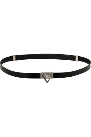 Bottega Veneta Belts, male, , Size: 105 CM Leather Triangle Buckle Belt