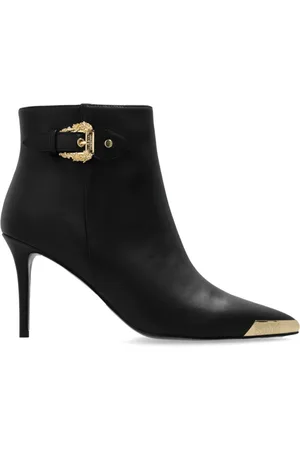 VERSACE Heeled Boots, female, , Size: 11 US Heeled ankle boots