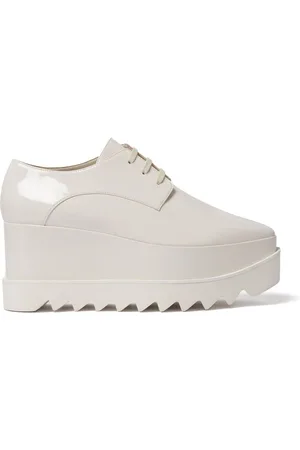 Stella McCartney Wedges, female, , Size: 8 1/2 US Elyse Monochrome Platforms