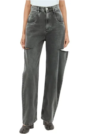 Maison Margiela Loose-fit Jeans, female, , Size: XS Wide-leg Cut-Out Jeans