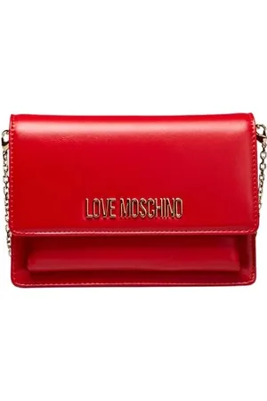 Moschino Shoulder Bags, female, , Size: ONE SIZE Crossbody Bag with Chain