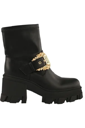 VERSACE Heeled Boots, female, , Size: 6 US Simple Style Boot