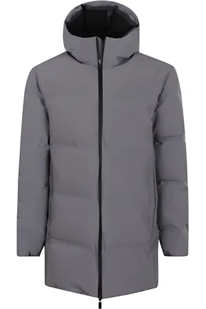 HERNO Down Jackets, male, , Size: M Grey Parka Jacket Aw24