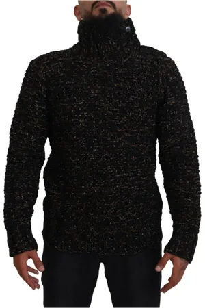 Dolce & Gabbana Turtlenecks, male, , Size: S Luxury Knit Turtleneck Sweater