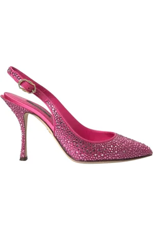 Dolce & Gabbana Pumps, female, , Size: 6 US Crystal Slingback Pumps Shoes