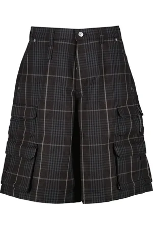 Dior Casual Shorts, male, , Size: M Plaid Straight Cut Cotton Pants