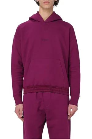 Saint Laurent Hoodies, male, , Size: M Luxurious Blue Hoodie Sweater