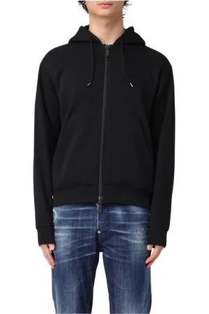 Dsquared2 Zip-throughs, male, , Size: L ZipUp Hoodie Relaxed Fit