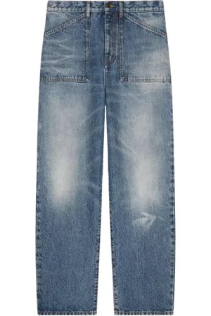 Givenchy Straight Jeans, male, , Size: W30 Classic Distressed Straight Leg Jeans