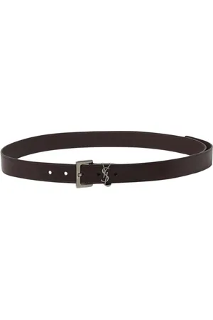 Saint Laurent Belts, male, , Size: 90 CM Classic Leather Belt with Buckle