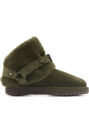 Burberry Winter Boots, female, , Size: 7 US Chubby Suede & Shearling Boots