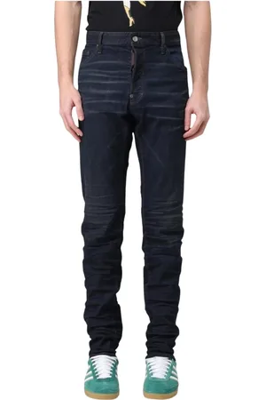 Dsquared2 Slim-fit Jeans, male, , Size: 4XL Classic Stacked Leg Jeans