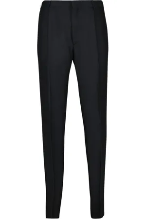 Alexander McQueen Slim-fit Trousers, male, , Size: L Slim Fit Cigarette Pants
