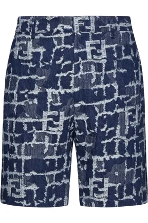 Fendi Denim Shorts, male, , Size: W32 Denim Shorts