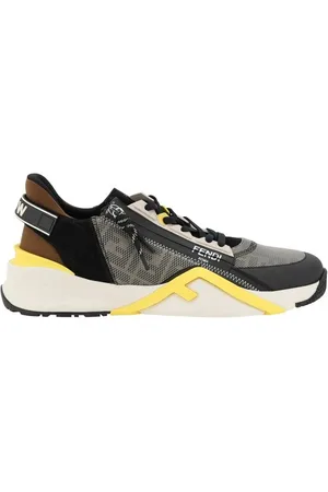 Fendi Sneakers, male, , Size: 6 US Flow Leather Sneakers