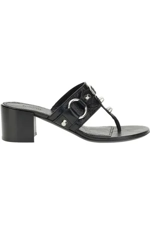 Balenciaga Heeled Mules, female, , Size: 9 US City Thong Sandals