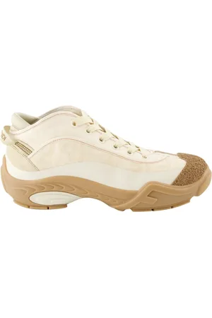 Fendi Sneakers, male, , Size: 8 US Bicolor Lace-Up Sneakers Cork Toe