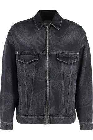Givenchy Denim Jackets, male, , Size: XL Stylish Denim Jacket with Multiple Pockets