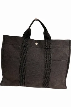 Hermès Pre-owned Tote Bags, female, , Size: ONE SIZE Pre-owned Canvas handbags