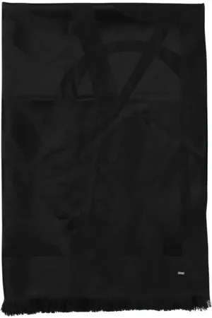 Saint Laurent Silky Scarves, male, , Size: ONE SIZE Abstract Pattern Silk Scarf