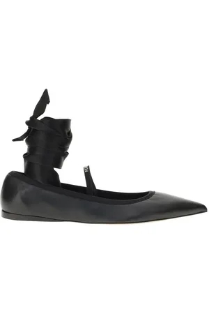 Salvatore Ferragamo Ballerinas, female, , Size: 8 1/2 US Elegant Ribbon Ballerinas