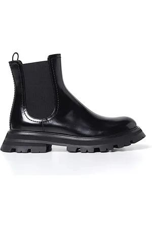 Alexander McQueen Chelsea Boots, female, , Size: 6 US Leather Ankle Boots