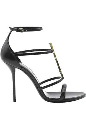 Saint Laurent High Heel Sandals, female, , Size: 10 US Stylish High Heel Sandals