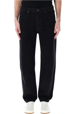 Saint Laurent Slim-fit Jeans, male, , Size: W30 Navy Slim-Fit Straight Leg Jeans
