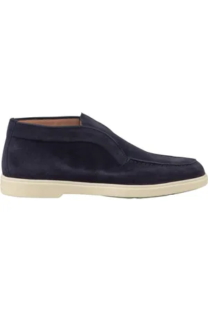 santoni Ankle Boots, female, , Size: 6 1/2 US Suede Slip-on Ankle Boot