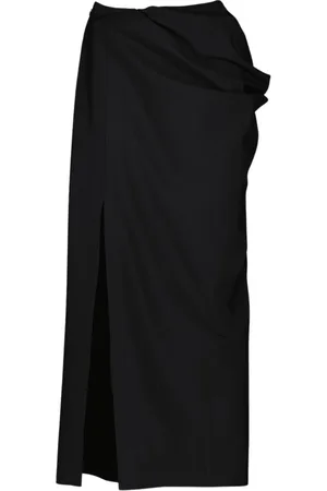 Alexander McQueen Midi Skirts, female, , Size: XS Draped Skirt for Women