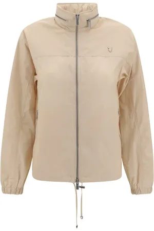 Burberry Light Jackets, female, , Size: XS Waterproof Jacket with Zip-Out Hood