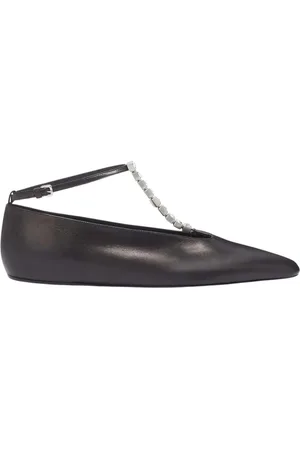 Jil Sander Ballerinas, female, , Size: 9 US Leather Ballerina Shoes
