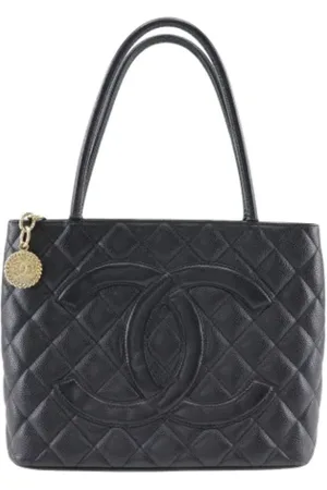 CHANEL Pre-owned Tote Bags, female, , Size: ONE SIZE Pre-owned Leather shoulder-bags