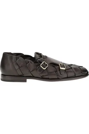 santoni Loafers, male, , Size: 7 US Woven Weave Loafers