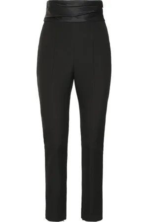 Khaite Tapered Trousers, female, , Size: 2XS Viscose Blend Trousers with Back Pockets