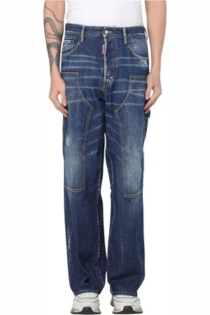 Dsquared2 Straight Jeans, male, , Size: M Loose Carpenter Jeans