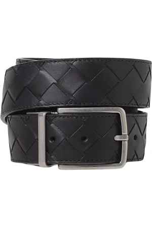 Bottega Veneta Belts, male, , Size: 100 CM Luxury Woven Leather Belt