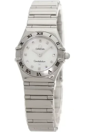 Omega Pre-owned Watches, female, , Size: ONE SIZE Pre-owned Stainless Steel watches