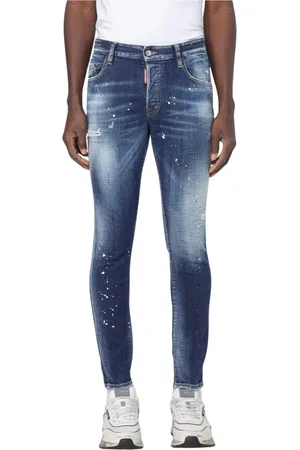 Dsquared2 Skinny Jeans, male, , Size: XL Paint Splatter Jeans