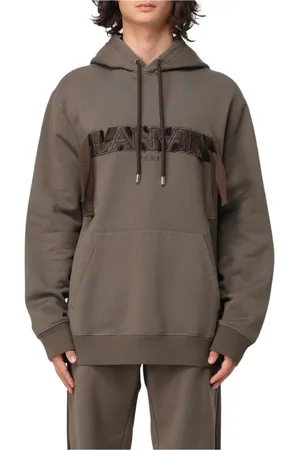 Lanvin Hoodies, male, , Size: L Embroidered Hoodie in