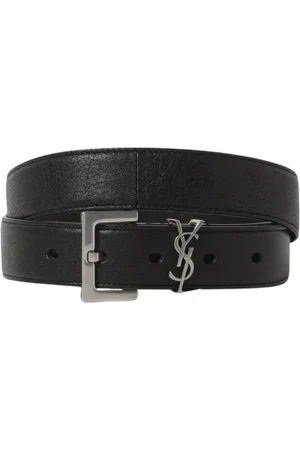 Saint Laurent Belts, male, , Size: 95 CM Leather Belt for Men